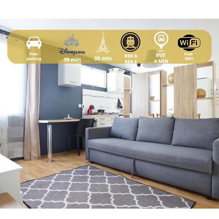 Appartement Sympa Entre Paris Et Disneyland نْوازي لو جْرا المظهر الخارجي الصورة